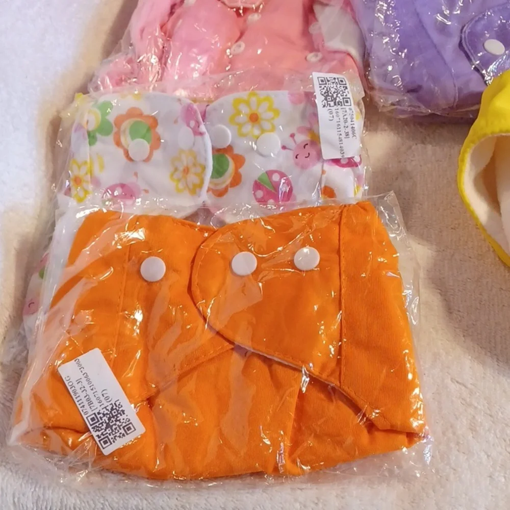 Diaper covers and liners 7 covers and 6 liners all new baby girl